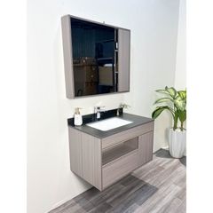 TỦ CHẬU NHỰA MẶT ĐÁ CHỐNG XƯỚC, CHẬU SỨ ÂM TC2069