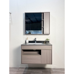 TỦ CHẬU NHỰA MẶT ĐÁ CHỐNG XƯỚC, CHẬU SỨ ÂM TC2069