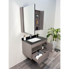 TỦ CHẬU NHỰA MẶT ĐÁ CHỐNG XƯỚC, CHẬU SỨ ÂM TC2069