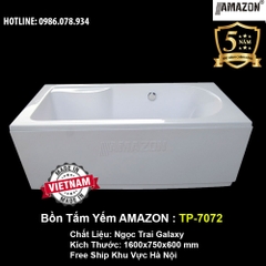 TP7072 - BỒN TẮM NGÂM CHỮ NHẬT NGỌC TRAI GALAXY  
