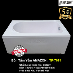 TP7074 - BỒN TẮM NGÂM CHỮ NHẬT NGỌC TRAI GALAXY  