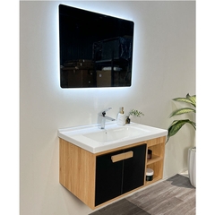 TỦ CHẬU NHỰA MẶT CHẬU SỨ LIỀN KHỐI TC2032