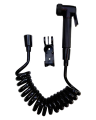 CB21 - Combo trọn bộ phòng tắm, bồn cầu liền khối, tủ chậu nhôm đen, sen cây nhiệt độ..
