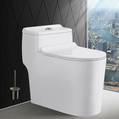 KA3997 - Bồn cầu liền khối sứ nung tráng men nano tuyết cao cấp