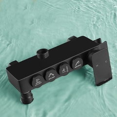  SC1105 - Sen cây nhiệt độ đen 4 nhấn củ vuông cao cấp