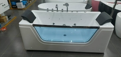 KB708 - Bồn tắm massager cao cấp, chất liệu Acrylic. Kích thước: 1700 x 800 x 600 (mm). Tặng kèm kệ gỗ