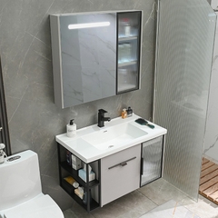 TỦ CHẬU NHỰA POLYWWOD MẶT ĐÁ CHỐNG XƯỚC CHẬU SỨ NỔI TC2042