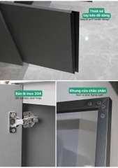 TỦ CHẬU NHỰA MẶT ĐÁ CHỐNG XƯỚC CHẬU SỨ ÂM TC2063