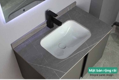 TỦ CHẬU NHỰA MẶT ĐÁ CHỐNG XƯỚC CHẬU SỨ ÂM TC2063