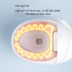 K6903 - Bồn cầu trứng thông minh cao cấp full chức năng, tự động mở nắp, sấy khô, sưởi ấm ghế ngồi...