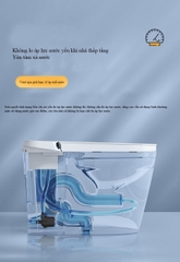 K6909 - Bồn Cầu Thông Minh nắp ngồi hình chữ U Vòng Mở Rộng Chỗ Ngồi. Bể Chứa Nước Giấu Kích Thước Lớn