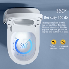 K6909 - Bồn Cầu Thông Minh nắp ngồi hình chữ U Vòng Mở Rộng Chỗ Ngồi. Bể Chứa Nước Giấu Kích Thước Lớn