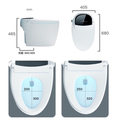 K6910 - Bồn cầu thông minh cao cấp full chức năng, tự động mở nắp, sấy khô, sưởi ấm ghế ngồi...