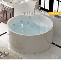 KB707 - Bồn tắm massager cao cấp, chất liệu Acrylic. Kích thước: 1350 x 1350 x 600 (mm)
