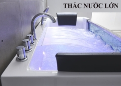 KB708 - Bồn tắm massager cao cấp, chất liệu Acrylic. Kích thước: 1700 x 800 x 600 (mm). Tặng kèm kệ gỗ