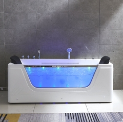 KB708 - Bồn tắm massager cao cấp, chất liệu Acrylic. Kích thước: 1700 x 800 x 600 (mm). Tặng kèm kệ gỗ