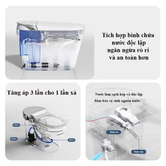 K6911 - Bồn cầu thông minh cao cấp full chức năng, tự động mở nắp, sấy khô, sưởi ấm ghế ngồi...