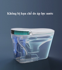 K6912 - Bồn cầu thông minh cao cấp full chức năng, tự động mở nắp, sấy khô, sưởi ấm ghế ngồi...