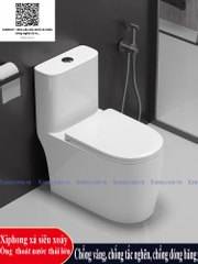 KA6037 - Bồn cầu liền khối xả nhấn công nghệ xả mới