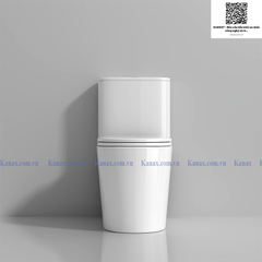 KA6037 - Bồn cầu liền khối xả nhấn công nghệ xả mới