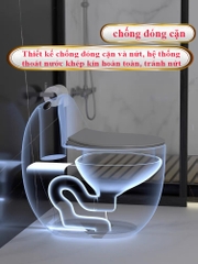 K6038 - Bồn cầu trứng nhỏ cao cấp mới nhất