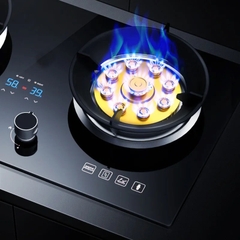 SV229 - Bếp gas âm 2 lò sevilla. Kích thước mặt kính: 750x450mm