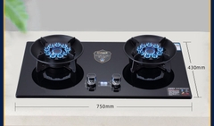 SV229 - Bếp gas âm 2 lò sevilla. Kích thước mặt kính: 750x450mm