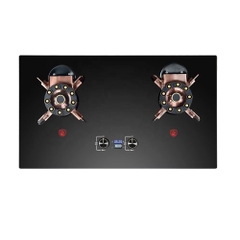 SV229 - Bếp gas âm 2 lò sevilla. Kích thước mặt kính: 750x450mm