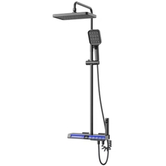 KANAX19 - Combo trọn bộ phòng tắm, tủ chậu nhựa, tủ gương led cao cấp
