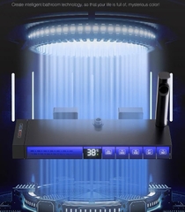 SC69 - Sen cây bàn phím hiển thị nhiệt độ, có dải led sáng xung quanh, vòi thác massager