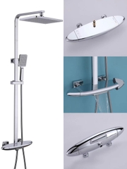 SC68 - Sen cây nhiệt độ củ elip đồng mạ crom bóng cao cấp