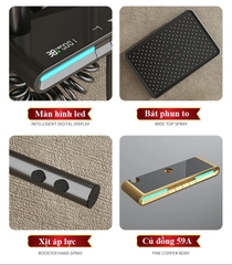 SC78 - Sen cây bàn phím ghi xám có dải led và màn hình hiển thị
