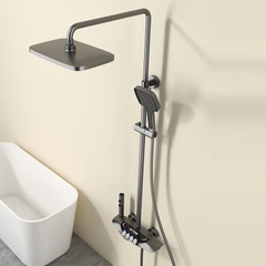 SC79 - Sen cây bàn phím ghi xám có dải led và màn hình hiển thị