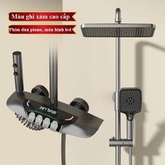 SC79 - Sen cây bàn phím ghi xám có dải led và màn hình hiển thị