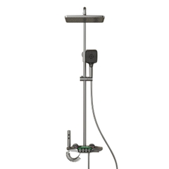 SC79 - Sen cây bàn phím ghi xám có dải led và màn hình hiển thị