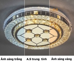 OT003 - Đèn chùm ốp trần cao cấp đường kính 50cm