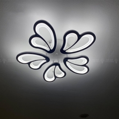 OT006 - 5 - Đèn pha lê ốp trần 5 cánh cao cấp đường kính 60cm