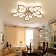OT006 - 5 - Đèn pha lê ốp trần 5 cánh cao cấp đường kính 60cm