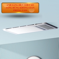 S129 - Máy sưởi nhà tắm chức năng 6in1 - Sưởi ấm, hút mùi, thông gió, quạt mát, sấy khô, chiếu sáng