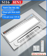S116 - Máy làm mát âm trần - Làm mát, hút mùi, thông gió, chiếu sáng