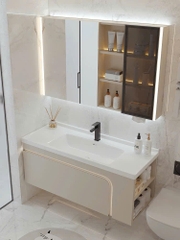 TC01K - Tủ chậu hàng đặt theo yêu cầu, có nhiều KT và màu sắc khác nhau, chất liệu nhựa PVC đặc chịu nước