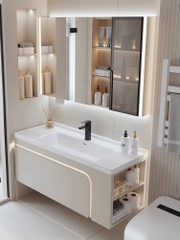 TC01K - Tủ chậu hàng đặt theo yêu cầu, có nhiều KT và màu sắc khác nhau, chất liệu nhựa PVC đặc chịu nước