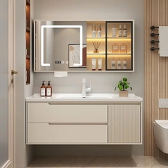 TC05K - Tủ chậu nhựa PVC đặc chịu nước, hàng đặt theo yêu cầu, kích thước và màu sắc tùy chọn