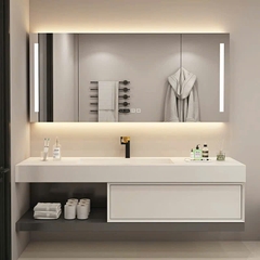 TC14K - Tủ bàn đá nhựa PVC đặc chịu nước, hàng đặt theo yêu cầu, kích thước và màu sắc tùy chọn. LH để được giá tốt: 0975.296.975