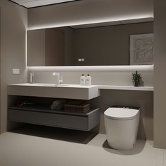 TC15K - Tủ bàn đá văng bồn cầu, nhựa PVC đặc chịu nước, hàng đặt theo yêu cầu, kích thước và màu sắc tùy chọn. LH để được giá tốt: 0975.296.975