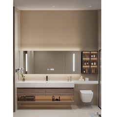 TC16K - Tủ bàn đá văng bồn cầu, nhựa PVC đặc chịu nước, hàng đặt theo yêu cầu, kích thước và màu sắc tùy chọn. LH để được giá tốt: 0975.296.975