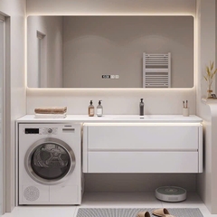 TC17K - Tủ chậu kết hợp máy giặt, nhựa PVC đặc chịu nước, hàng đặt theo yêu cầu, kích thước và màu sắc tùy chọn. LH để được giá tốt: 0975.296.975