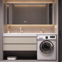 TC17K - Tủ chậu kết hợp máy giặt, nhựa PVC đặc chịu nước, hàng đặt theo yêu cầu, kích thước và màu sắc tùy chọn. LH để được giá tốt: 0975.296.975