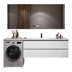 TC17K - Tủ chậu kết hợp máy giặt, nhựa PVC đặc chịu nước, hàng đặt theo yêu cầu, kích thước và màu sắc tùy chọn. LH để được giá tốt: 0975.296.975