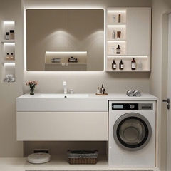 TC19K - Tủ chậu kết hợp máy giặt, nhựa PVC đặc chịu nước, hàng đặt theo yêu cầu, kích thước và màu sắc tùy chọn. LH để được giá tốt: 0975.296.975